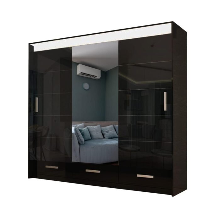 Florence Sliding door Mirror Wardrobe - Image 2