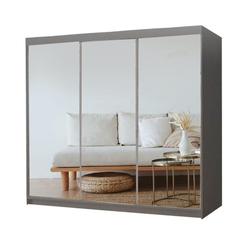Milan Sliding door Mirror Wardrobe