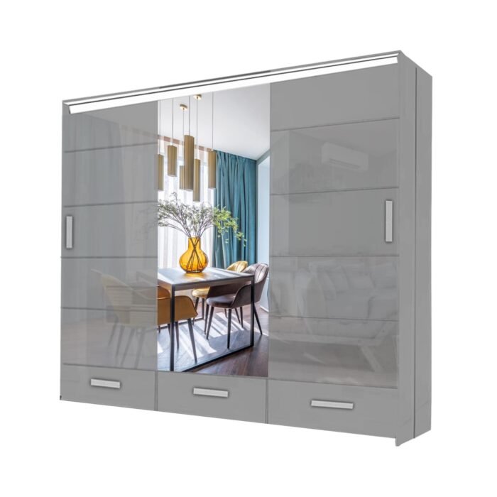 Florence Sliding door Mirror Wardrobe