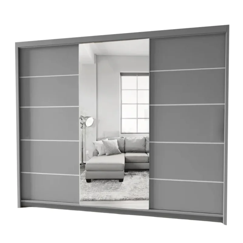 Oslo Sliding door Mirror Wardrobe