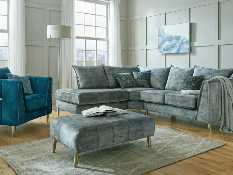 Vivo chaise corner chair & footstool copy