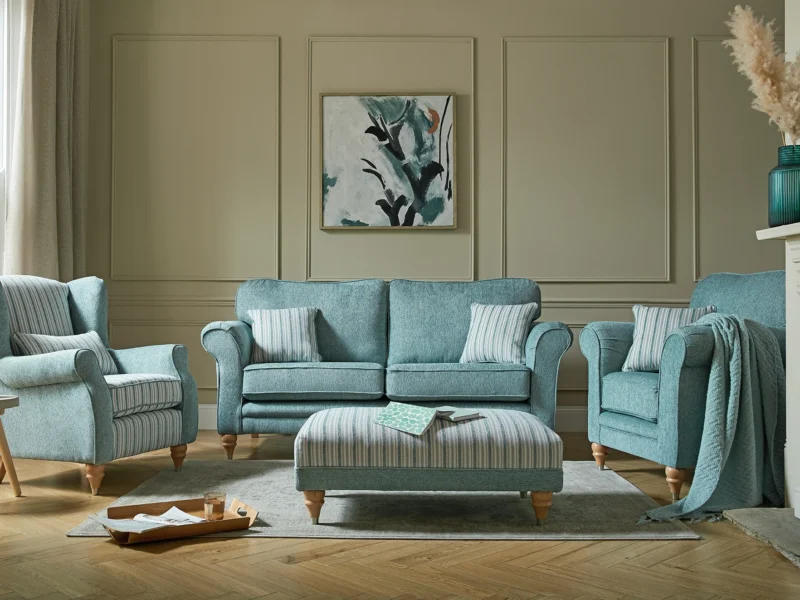 Woodstock main 3+1+Wingback chair+ Stool copy